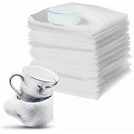 50PCS Moving Sheets Bubble Wrap for Moving Boxes Dishes, Plates, Glasses Packaging (1515cm)