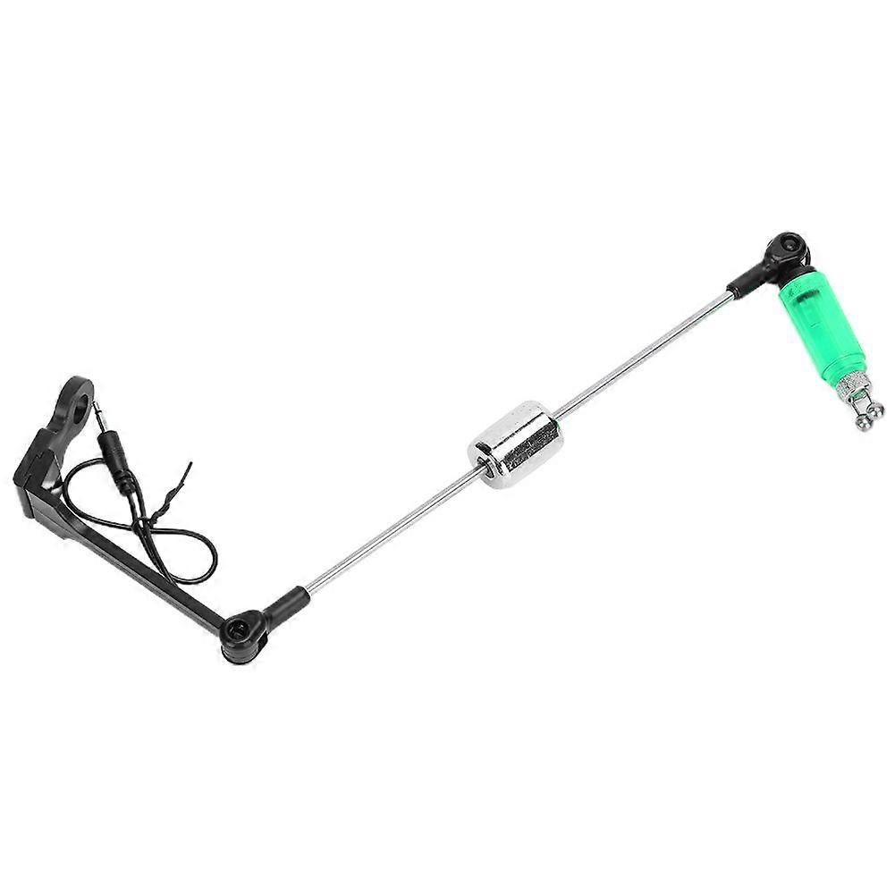 Fishing Bite Alarm Signal Device Hanger Swing Bite Indicators European Alarms Accessory with LightGreen