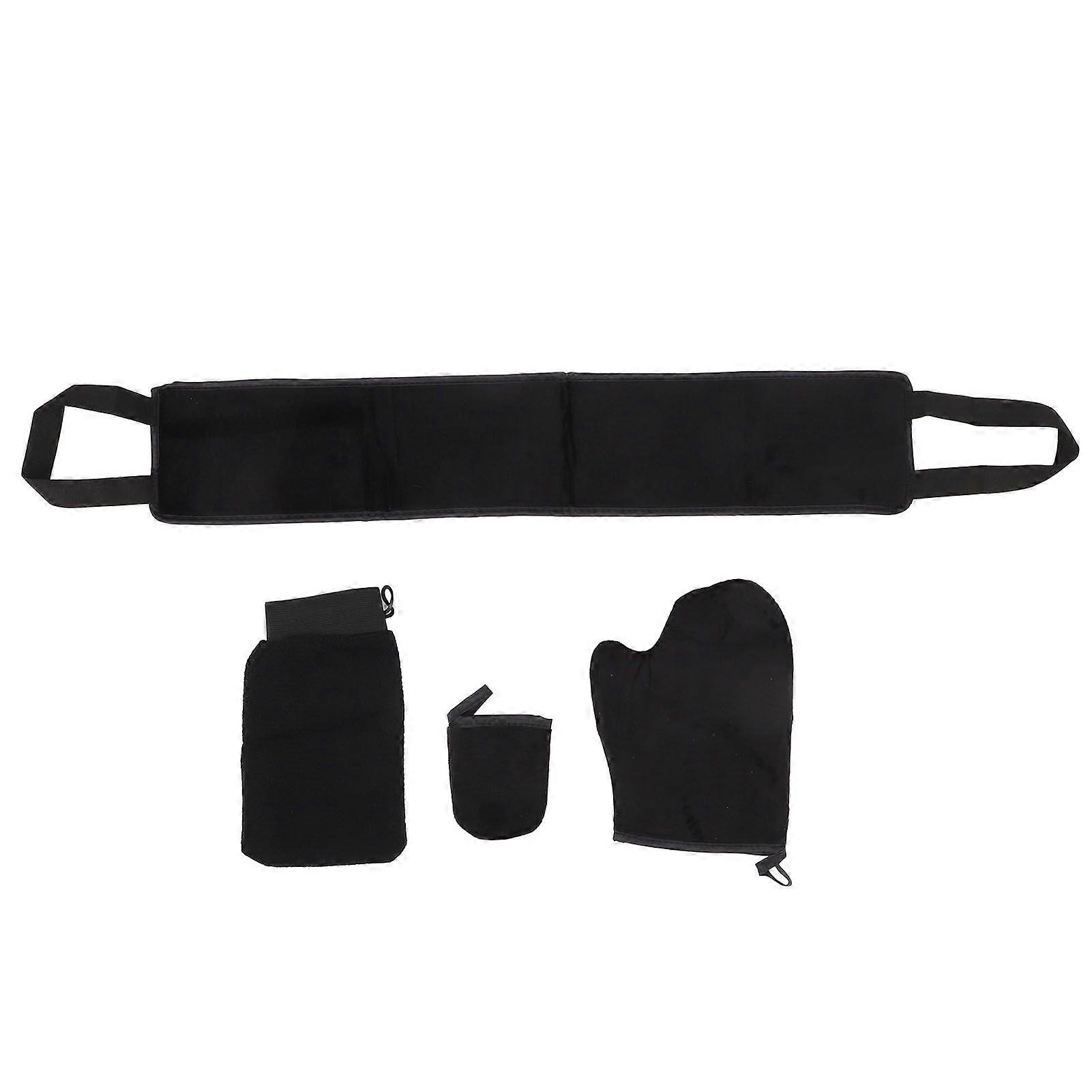 Self Tanner Mitt Applicator Soft Skin Friendly Back Tanning Applicator Efficient Exfoliating Tanning Mitts for Whole Body