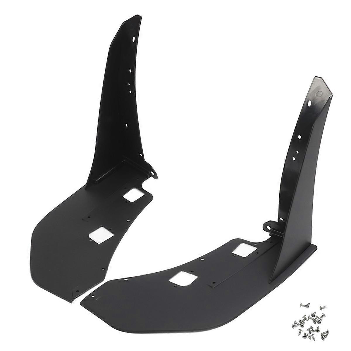 1Pair of Front Bumper Corner Spoiler Black Prevent Collision Front Side Corner Winglet for GT500 2014 to 2021