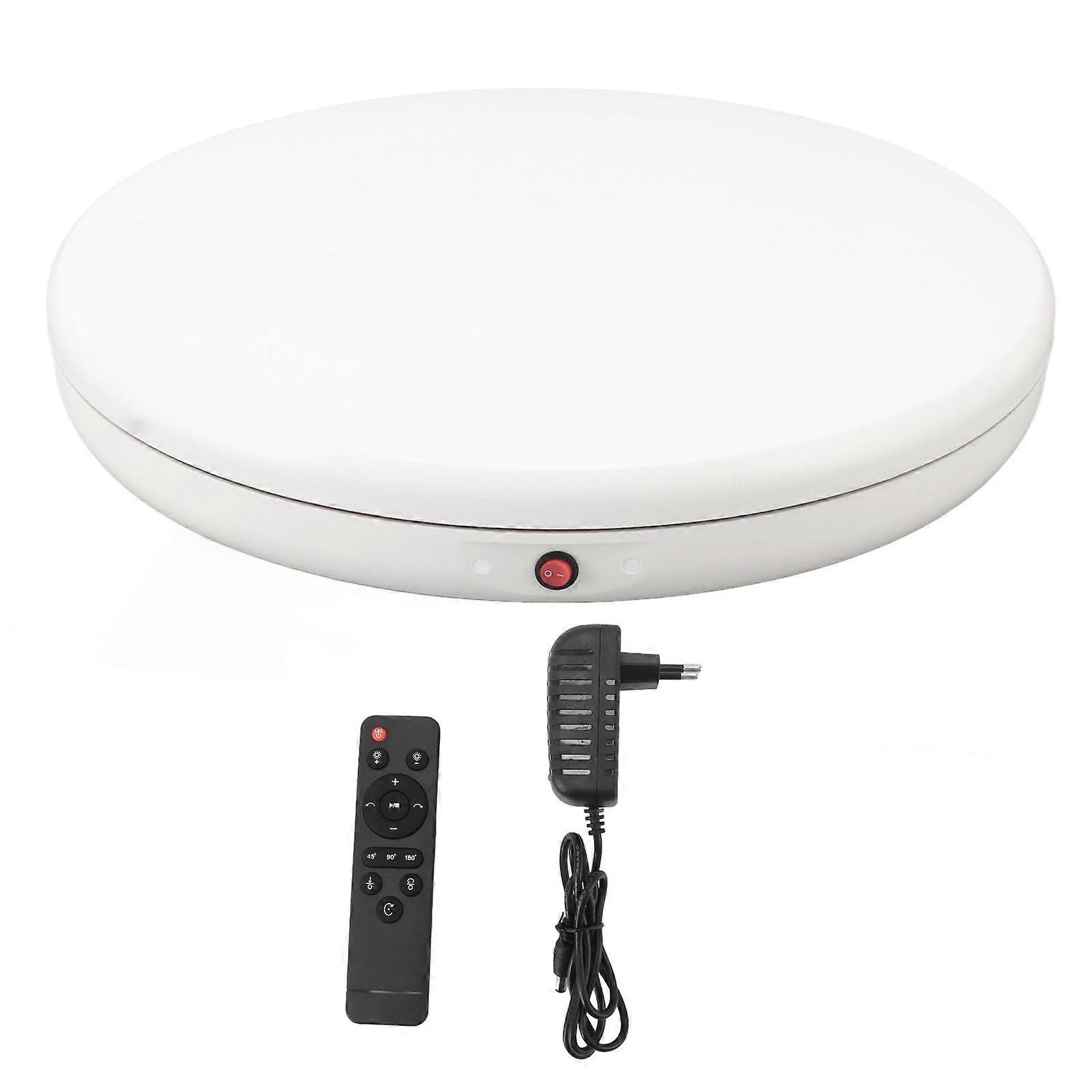 Motorized Display Turntable Remote Control Display Stand 45cm 100240V for Photography EU Plug