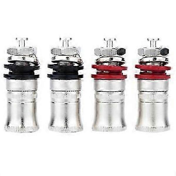 Rhodium Plated Speaker Amplifier Binding Post Terminal Banana Plug Output Connector Hifi Audio DIY Cs fast