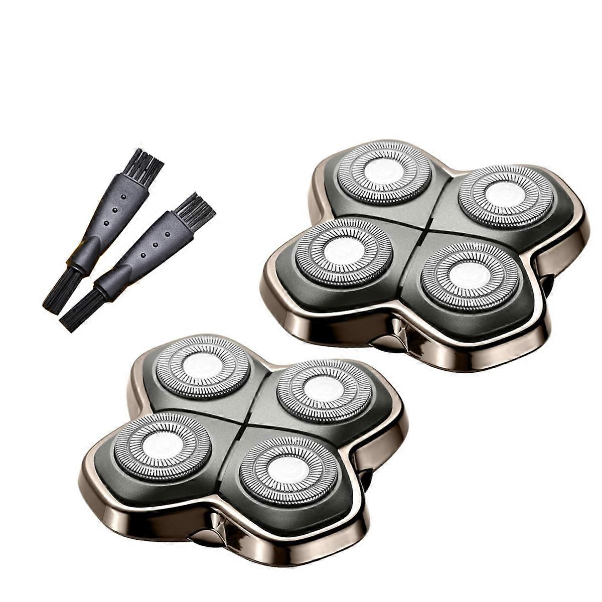 2Pack Professional Replacement Head for Skulls Pitbulls Shaver Gold PRO, Silver PRO, Diamond
