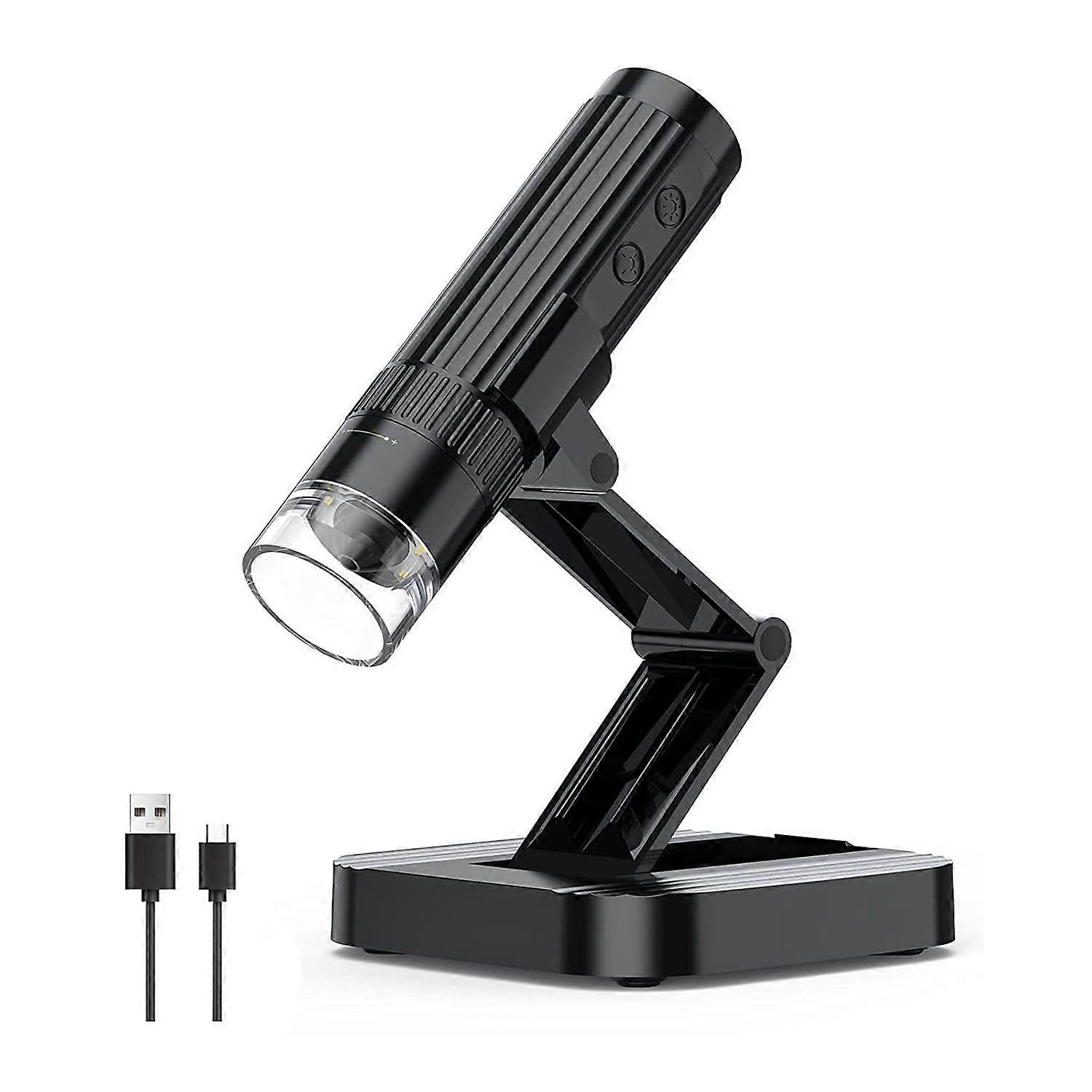 Wireless Digital Microscope 50X-1000X Magnification WiFi USB Handheld Portable Mini Microscope Came