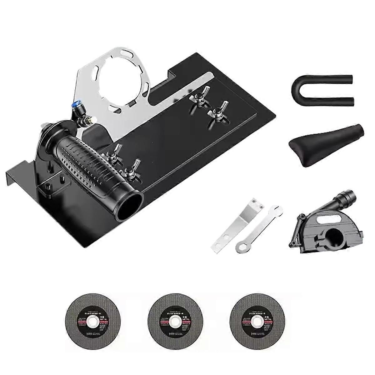 Angle Grinder Cutting Tiles Stand 100-125type Attachment Stone Trimming Bracket Support Tools, Set E