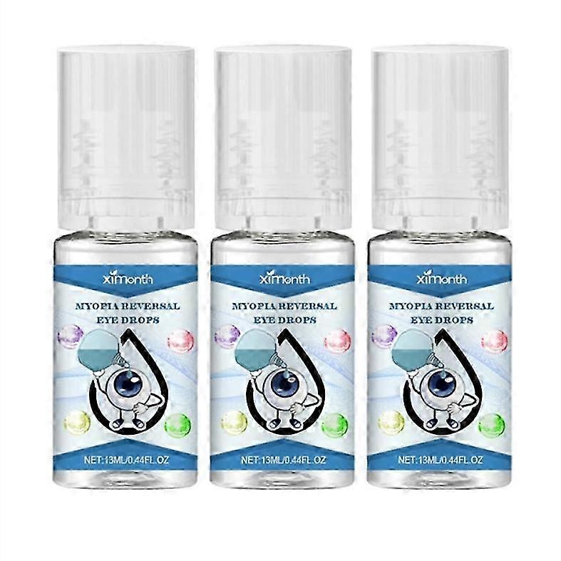 3X Gouttes ophtalmiques pour l’élimination de la cataracte Améliorer la vision floue Restaurer la vue Soulager l’infection du globe oculaire Démangeaisons sèches Yeux rouges