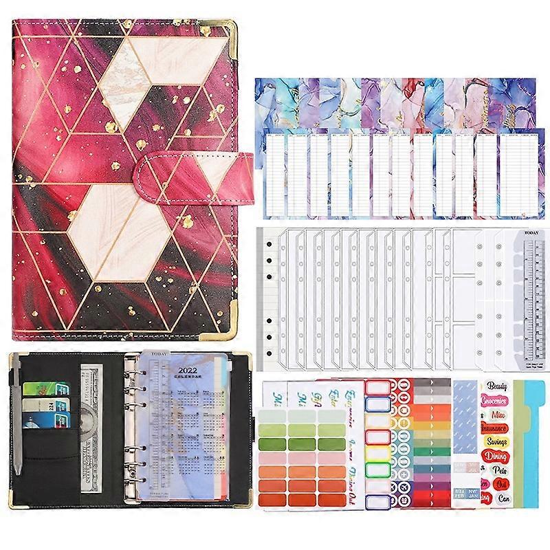 A6 Loose-leaf Notebook Budget Book,Style: Deluxe Model