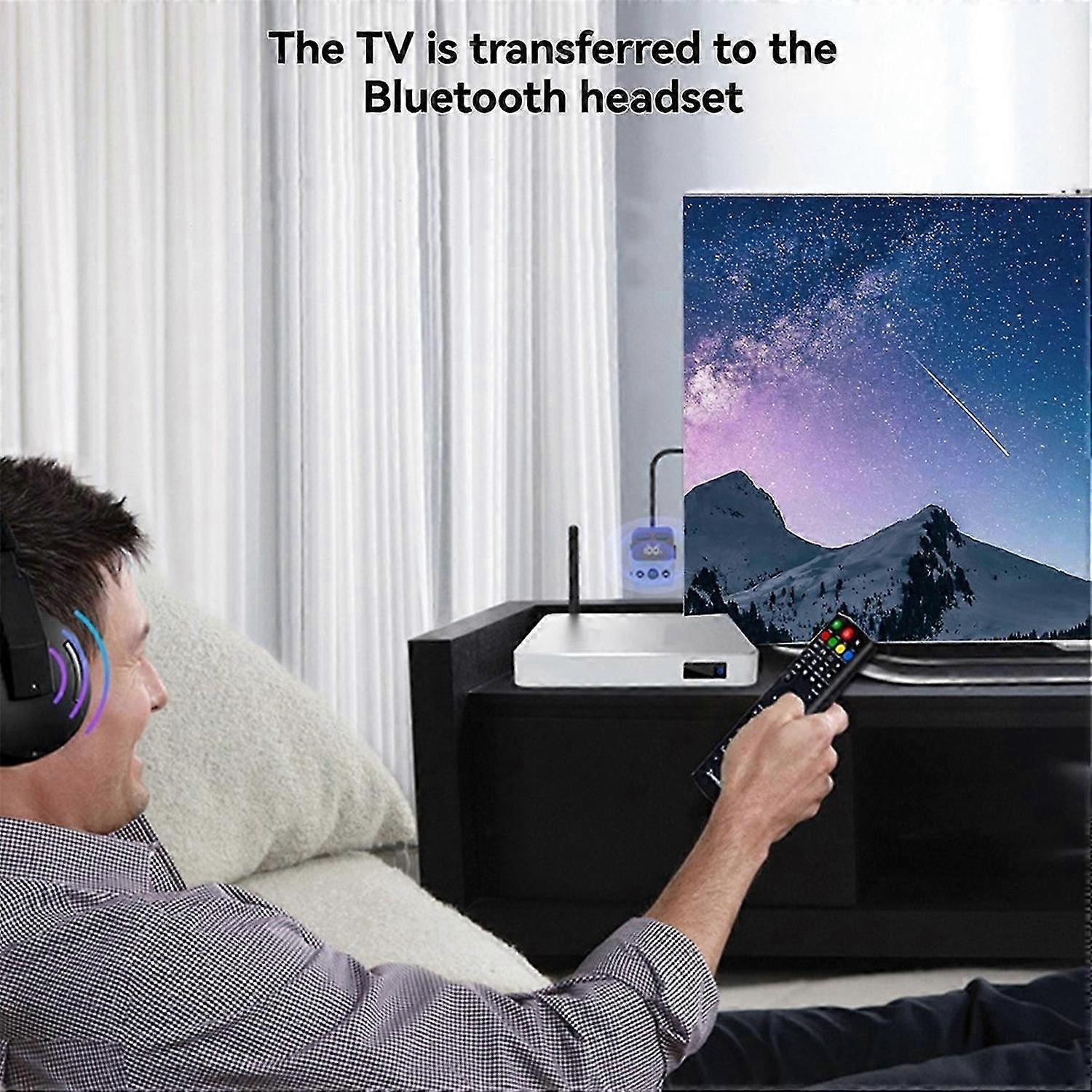 Wireless Audio Bluetooth 5.3 Adapter Transmitter Receiver for Car Music Headphone Speaker Wireless T