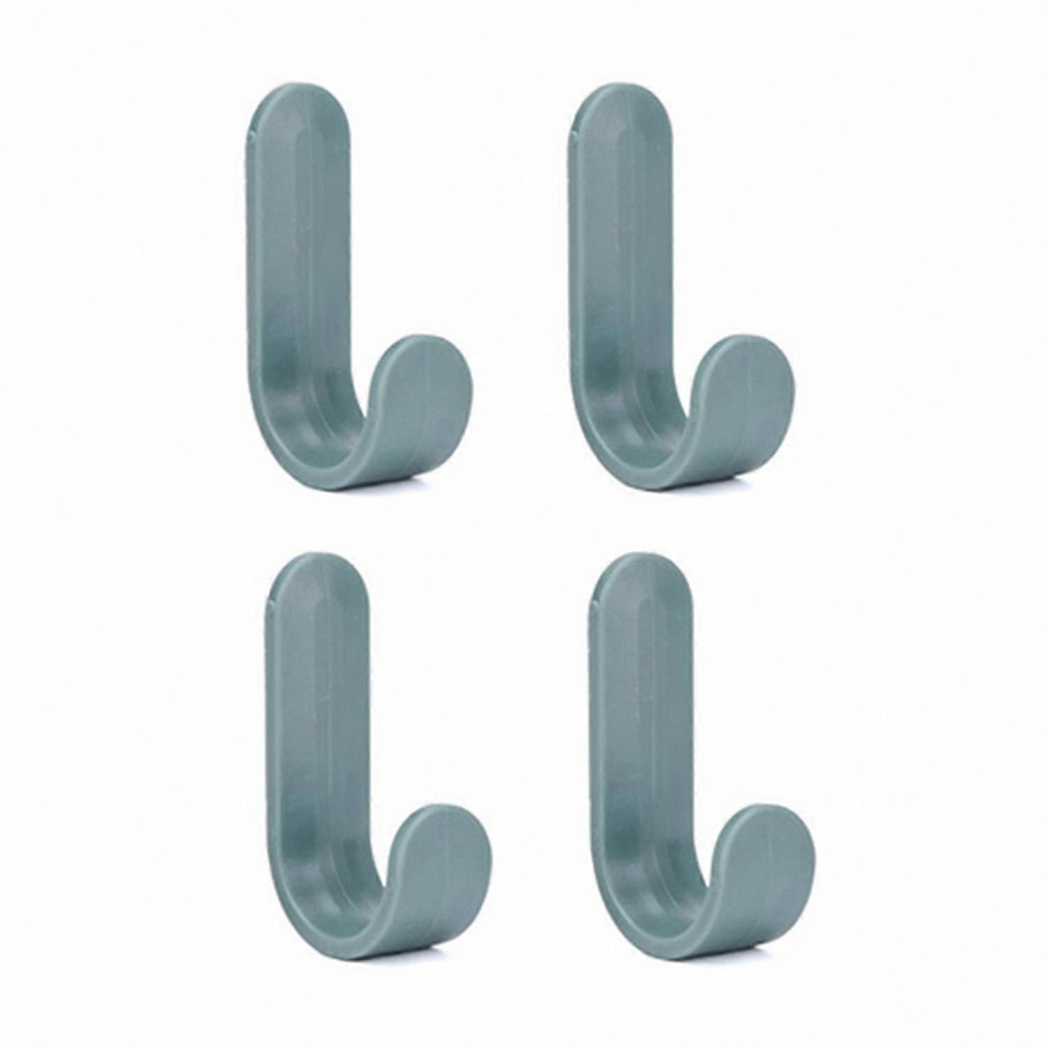4-Pack Scandinavian Style Wall Hooks for Kitchen and Bathroom Organization