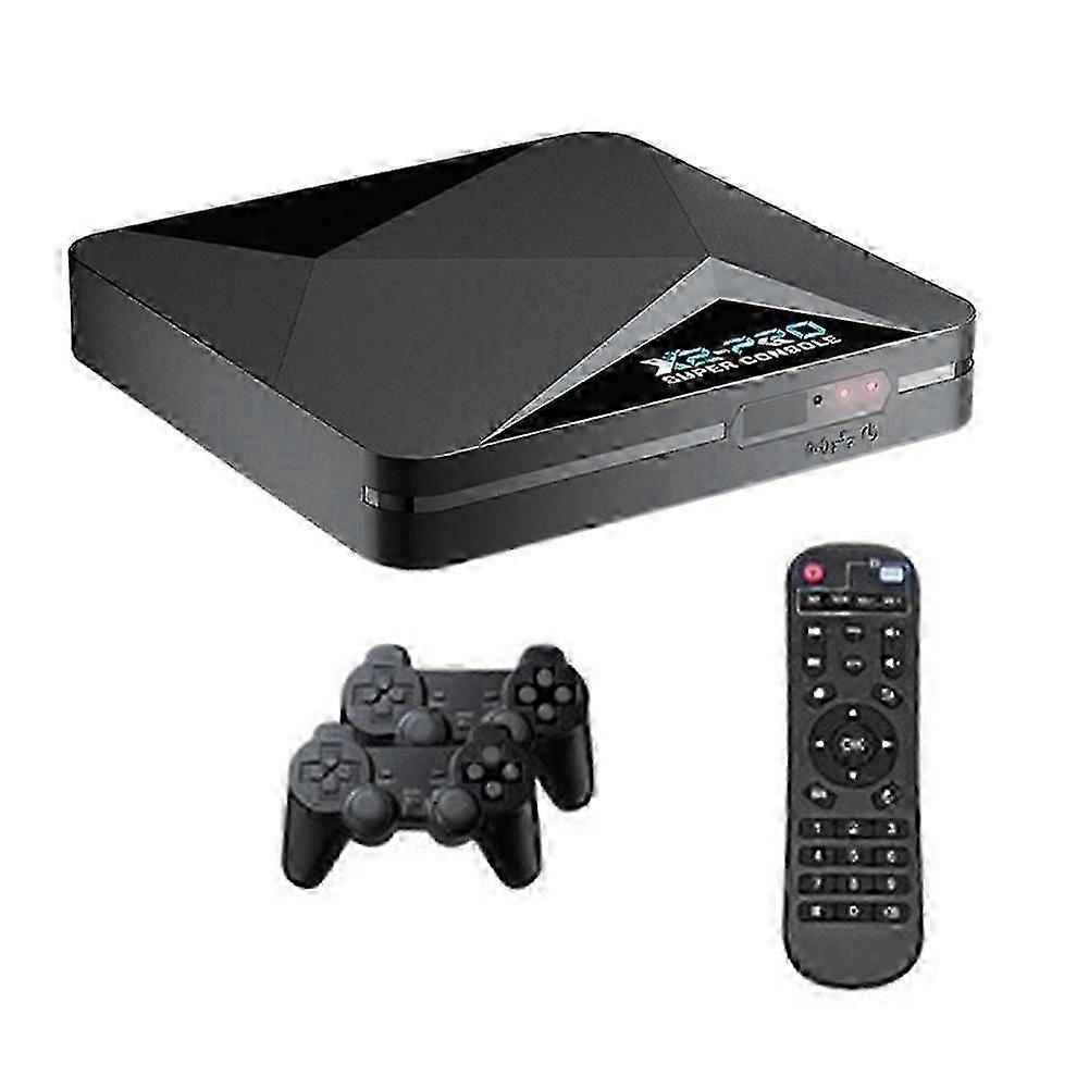 Super Console X2 Pro Retro Smart Game Console Box TV Box 4K HD Classic Video Game Console Game Box 64G EU PLUG