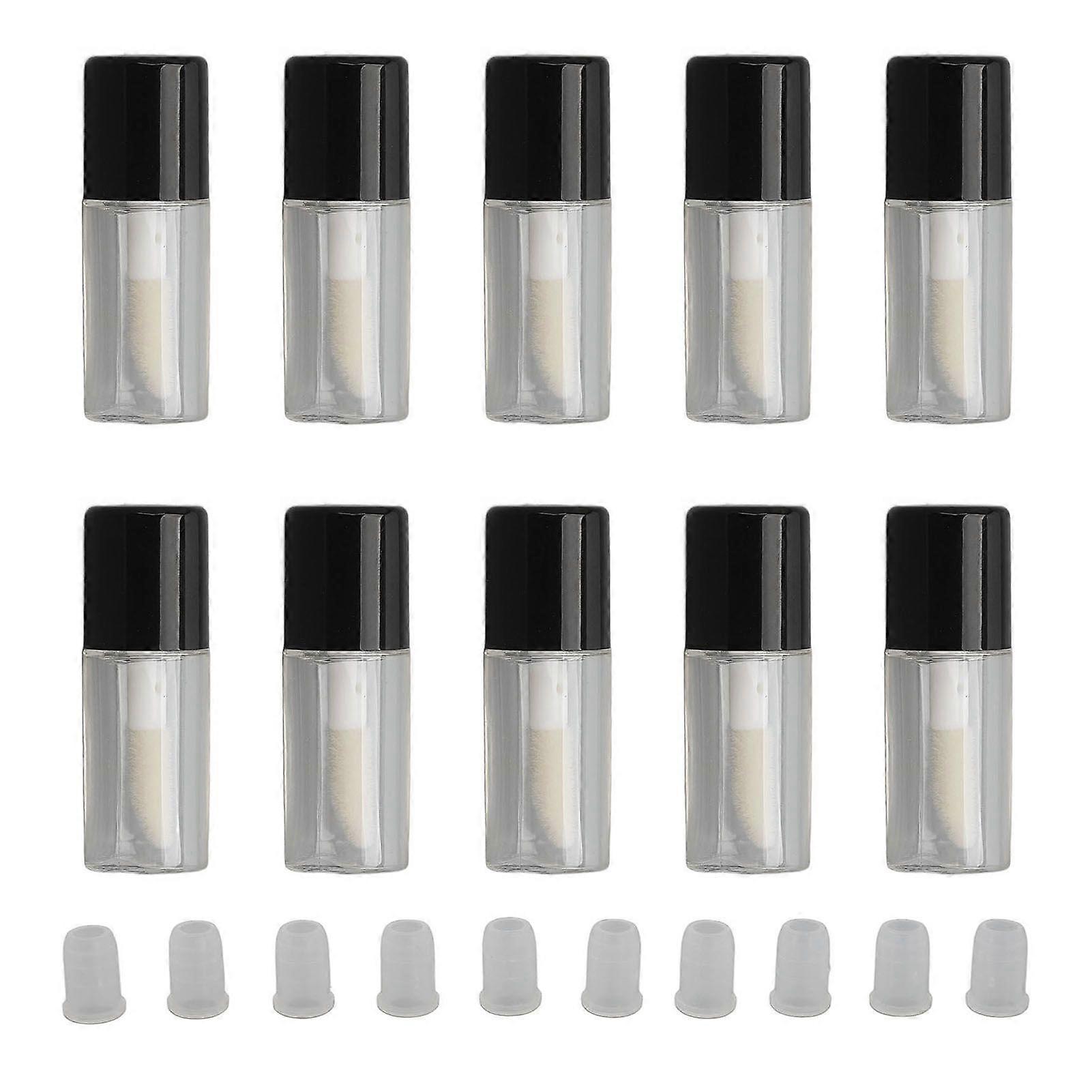 10pcs 1.5ml Lip Gloss Tube Mini Reusable Clear Empty Lip Gloss Containers for Lipstick Sample Lip Balm