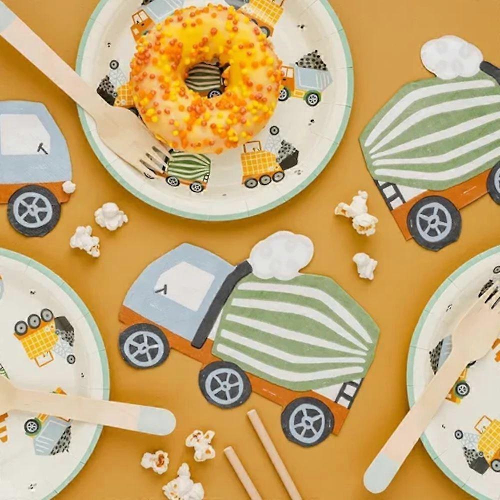 Construction Vehicle Napkins