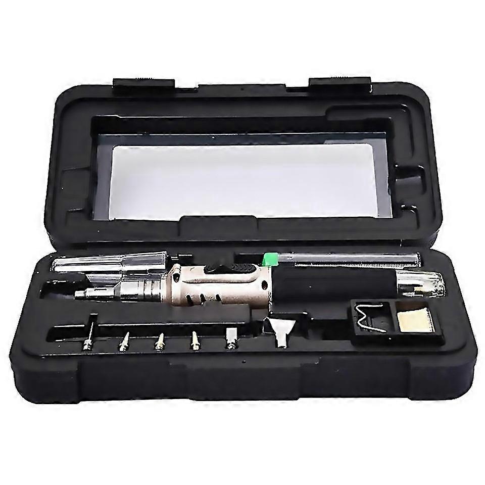 For 10in1 Gas Soldering Iron Case Set Set Welding Equipment