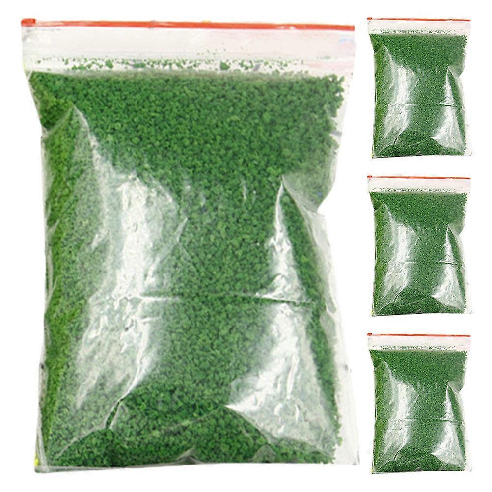 Artificial Grass Powder Model Railway Layout Green Sponge Tree Powder for Train Scenery Creation 4packs