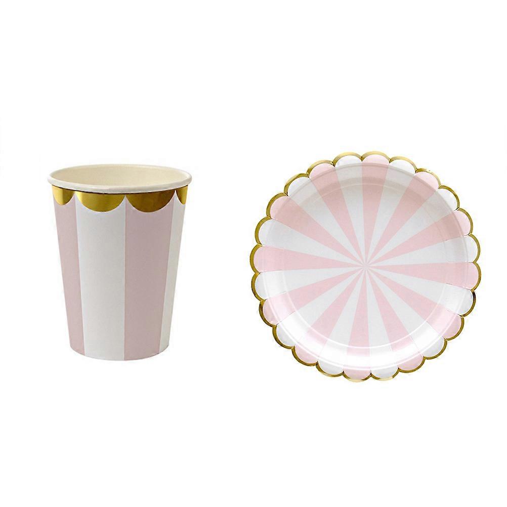 Paper and Cups for Party Use 16Pcs Dinner Set