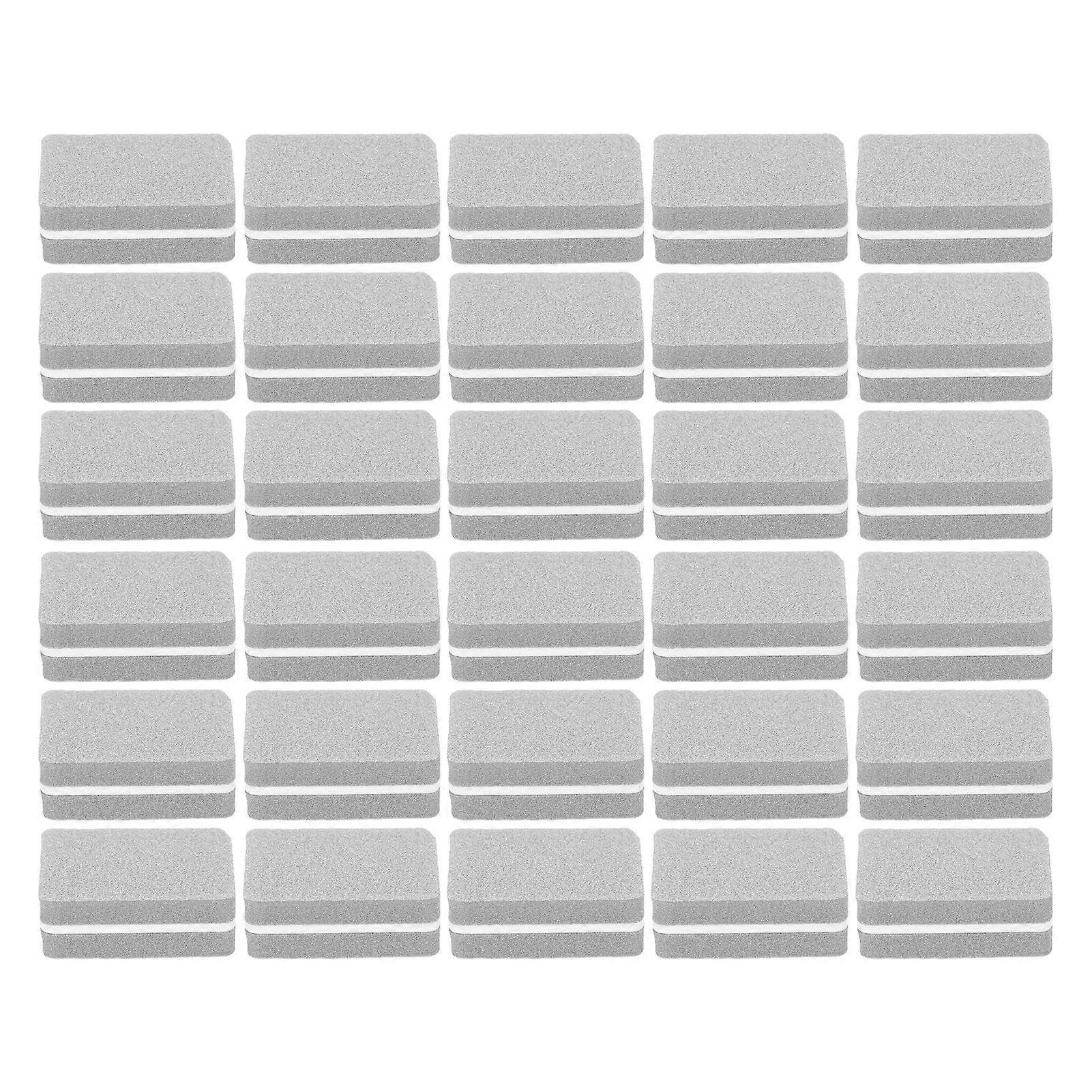 30pcs Nail Buffer Block Professional Salon Mini Portable Nail Buffing Sanding Block Manicure ToolGray