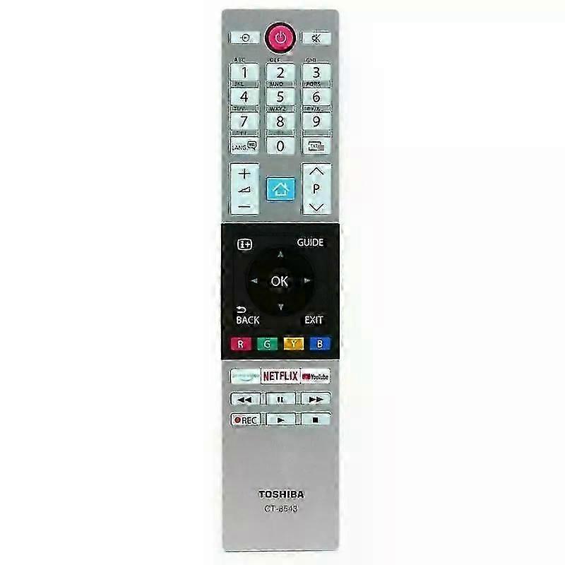 جهاز تحكم عن بعد جديد CT-8543 لتلفزيون توشيبا نتفليكس 40L2863DG 32W2863DG 43V5863DG