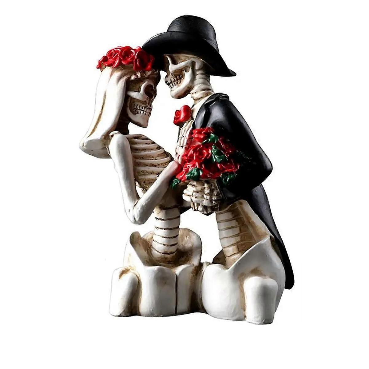 Resin Skeleton Figurine Halloween Decoration