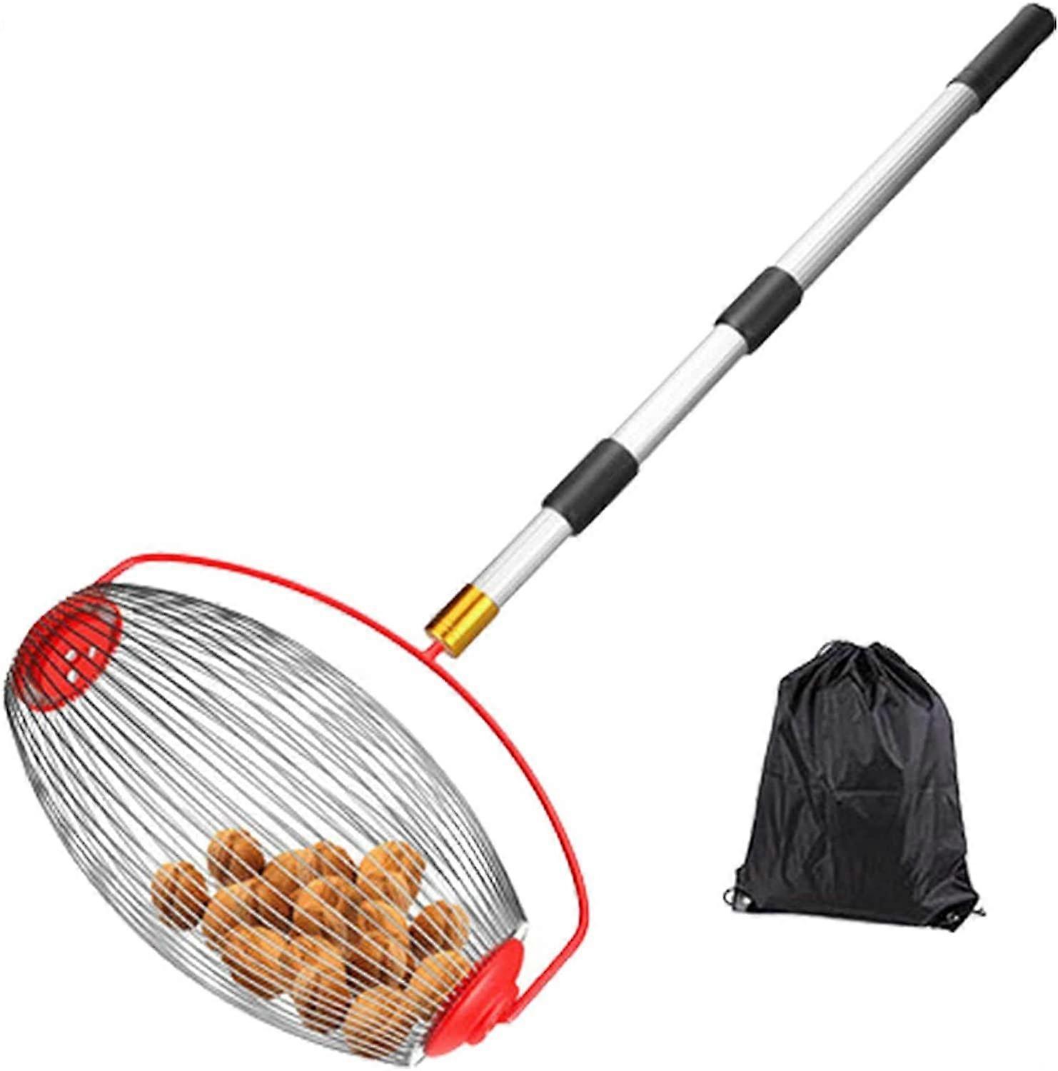 Fruit Picker Acorn Picker Upper, Nut Picker Roll, Nut Collector With Storage Bag, Gardening Tool Nuts And Fruits