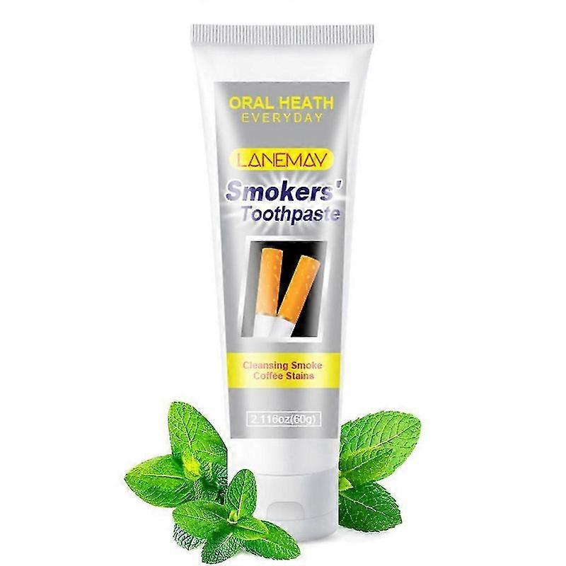 Teeth Whitening Toothpaste for Smokers with Yellow Teeth and Cigarette Stains  Deeply Clean the Teeth and Oral Cavity, Bring a LongLasting Refreshin