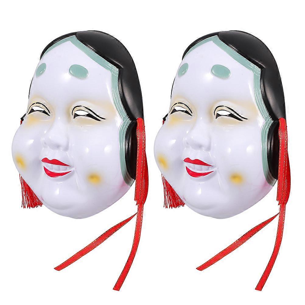 10 Pcs Japanese Women Decorative Masks For Cosplay Events Versatile Usage Comfortable Fit Facial Masks