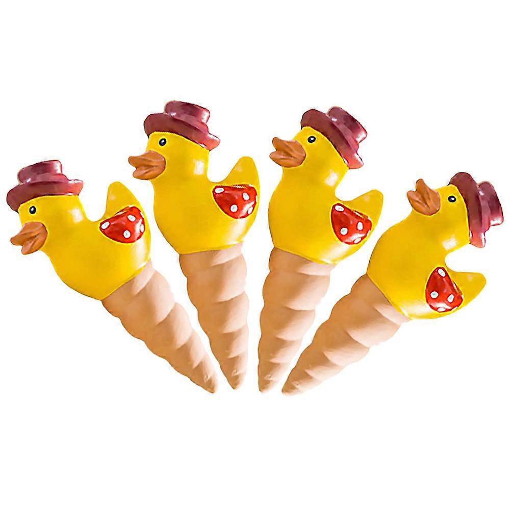 Self-watering Auto-drippers 12 Pcs Ducks Shape For Bonsai Home Gardening Efficient Moisture Retention Certified