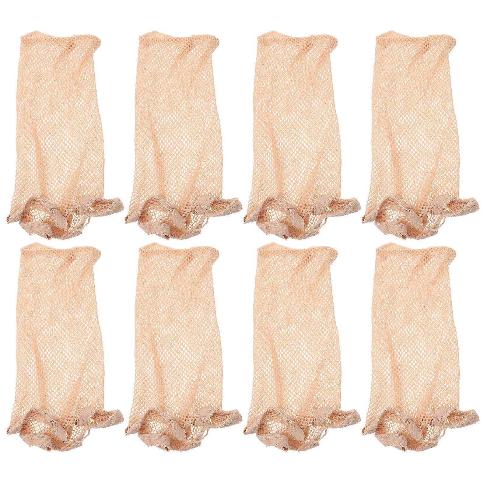 Practical Wig Net Caps for Wearing 24Pcs Beige Elastic Wig Hair Nets
