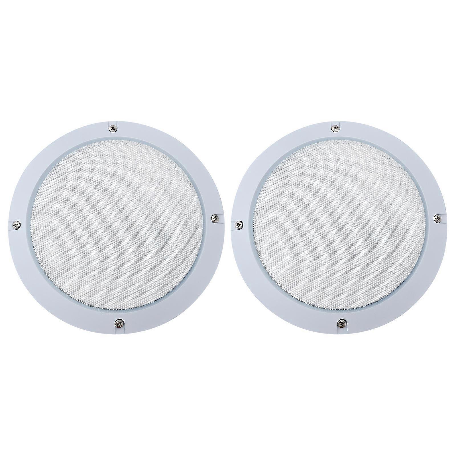 Durable Speaker Protector Cover for Protection 4Pcs White Mesh