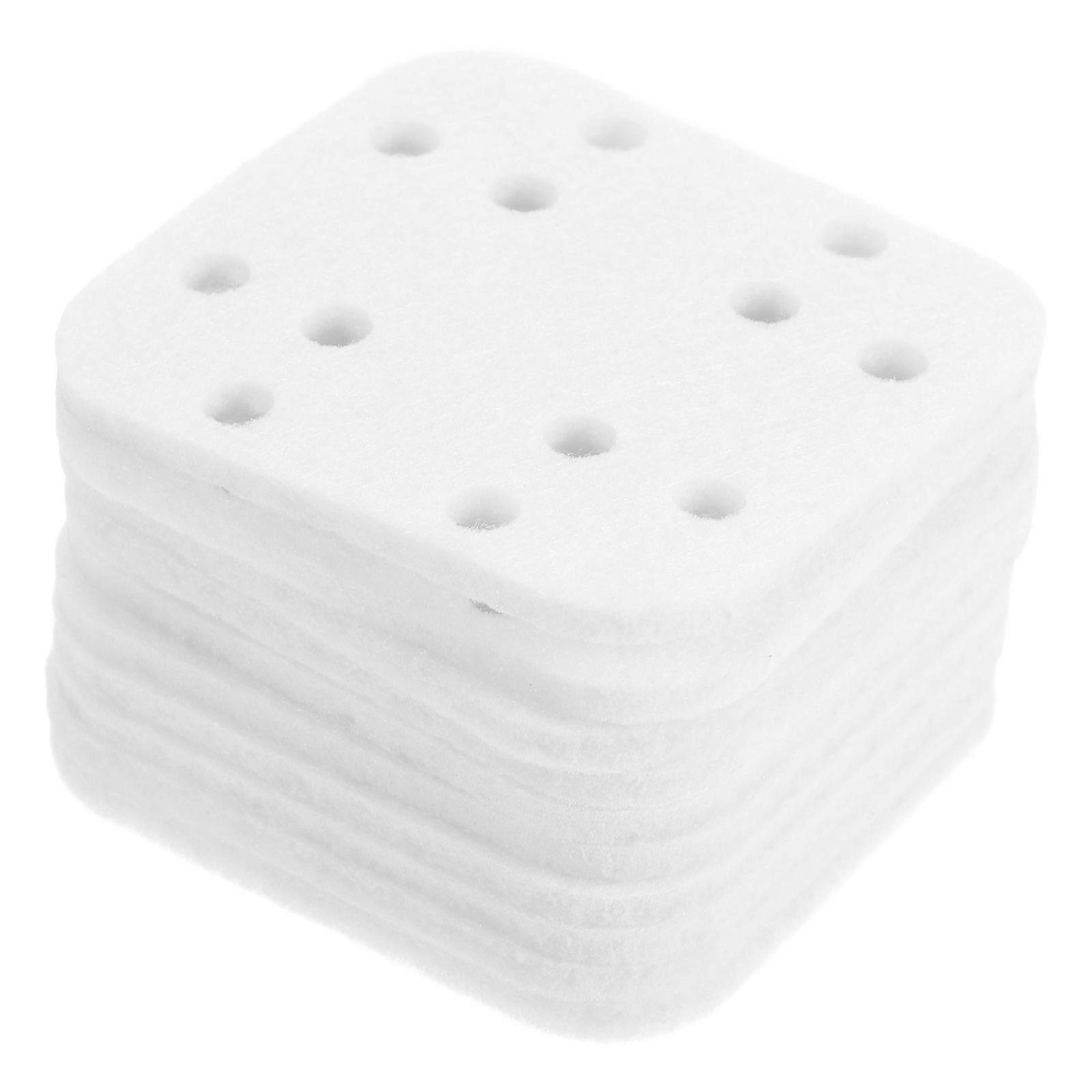 Mineral Absorption Humidifier Filters 50 Pcs Aroma Pads For Home Office Square Design Efficient Accessory
