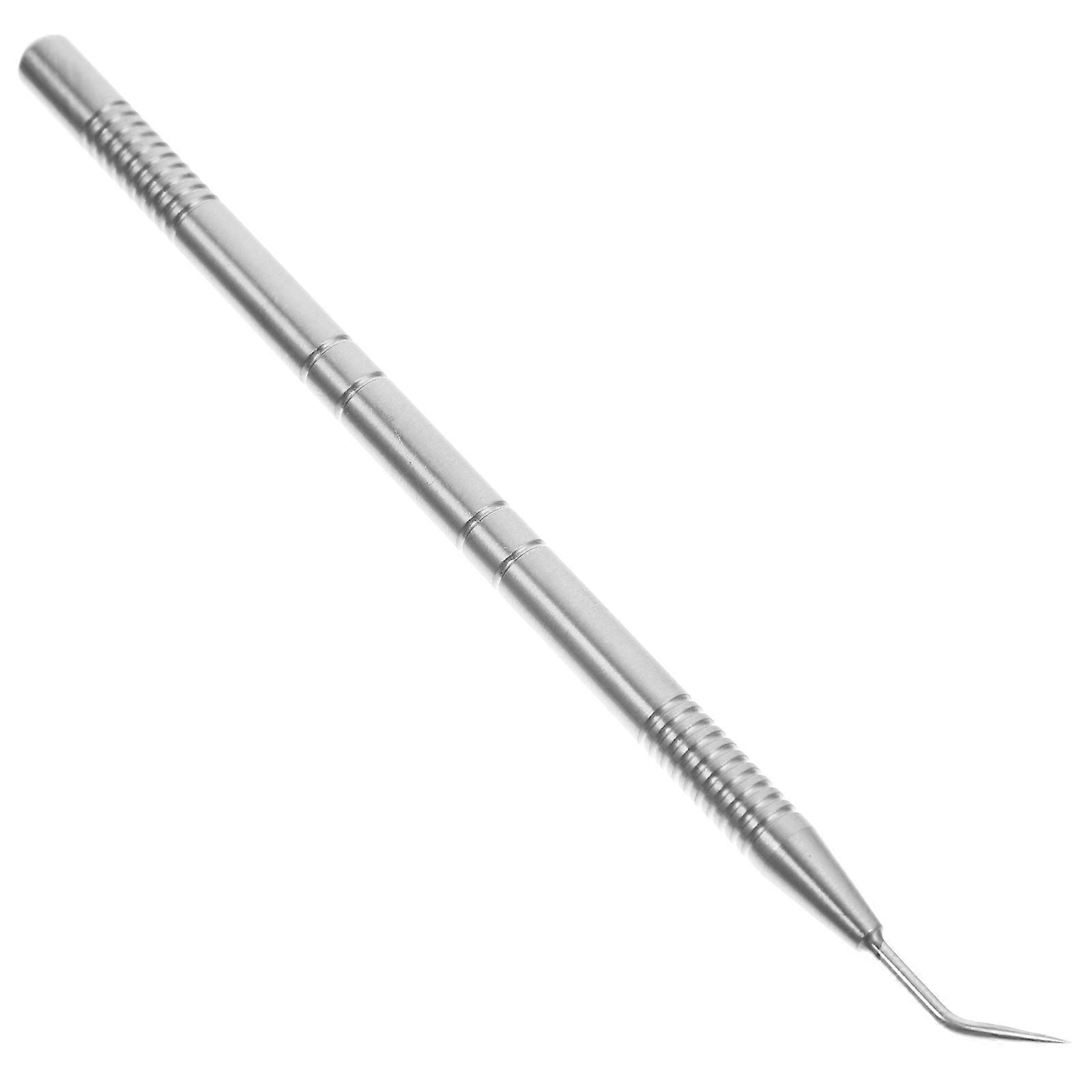 Eyelash Separator Tool Eyelash Grafting Rod Silver 13.8X0.5Cm Separating Natural Lashes 1Pcs