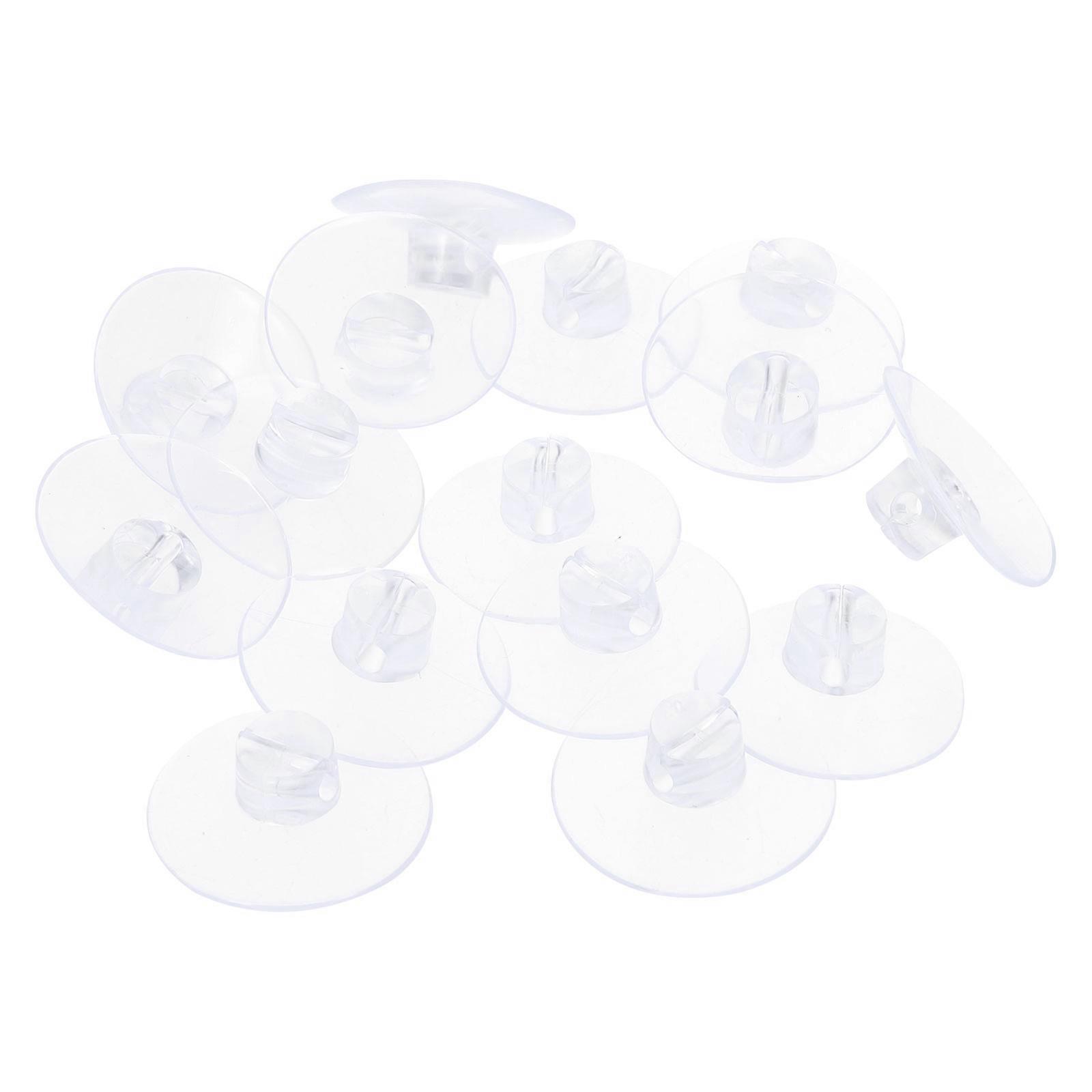 Suction Cup String Light Clips Holders For Home Use 100 Pcs Transparent Cable Management Clips