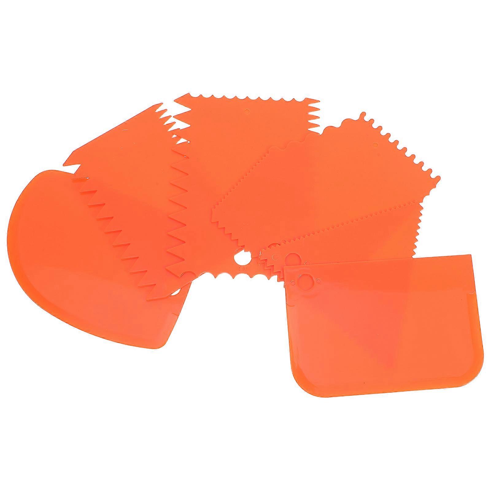 Icing Spatula Cake for Spreading 30Pcs Orange Decorating Tools