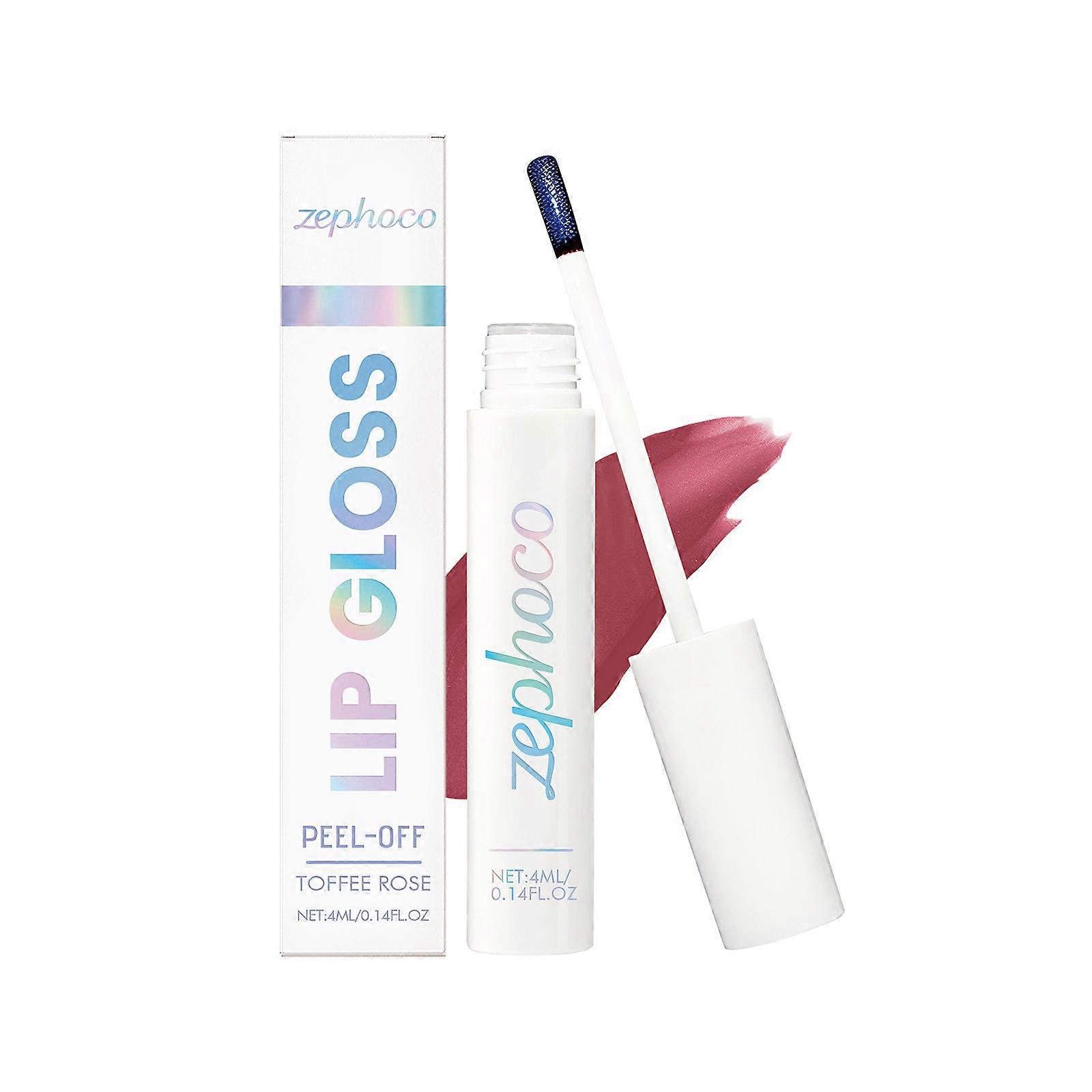 Afscheurbare lipgloss lipmake-up hydraterende zijdezachte natuurlijke kleur voedende lippen afscheurbare lipgloss 1