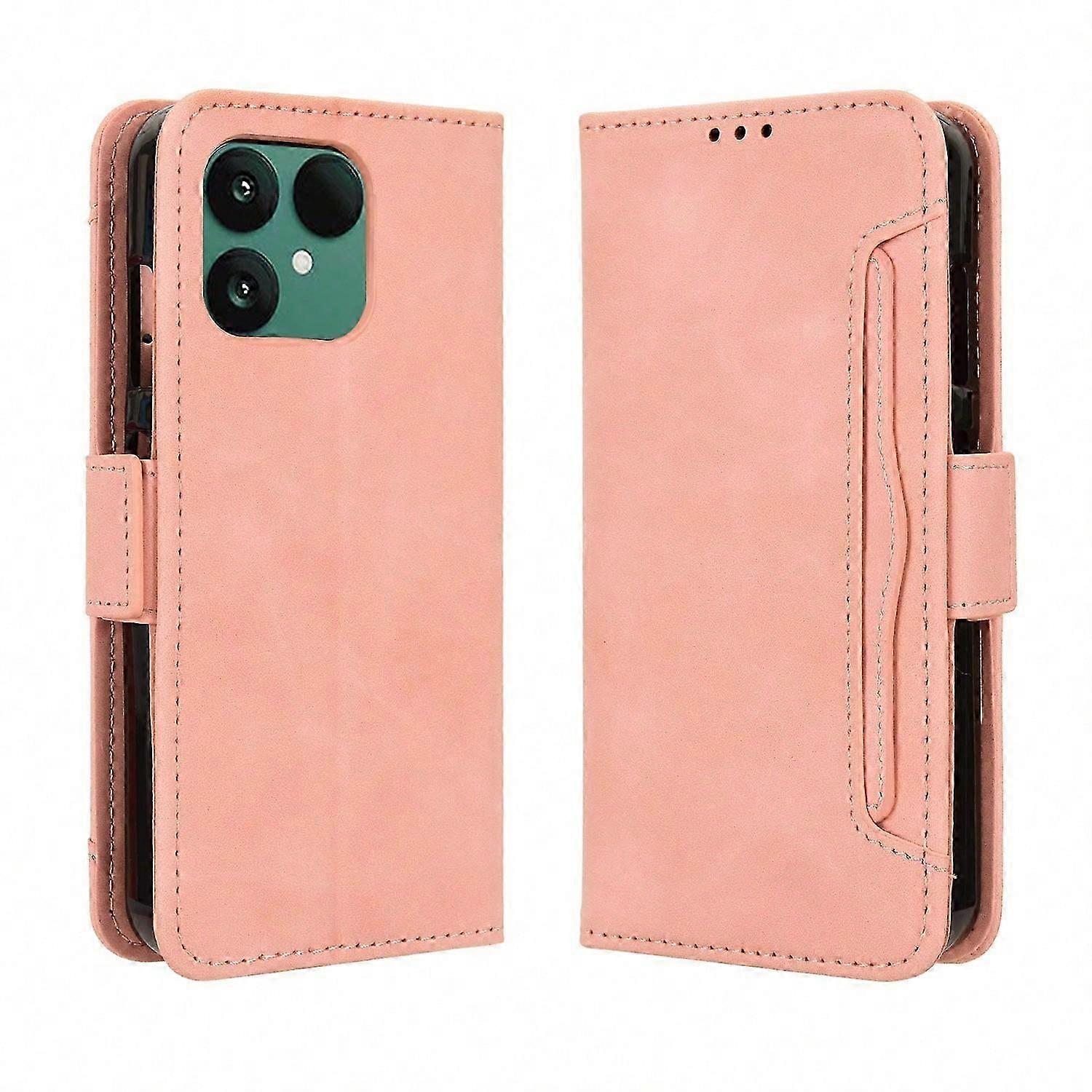 Compatible For Fairphone 6 Leather Case Phone Wallet Cover with Multiple Card Slots