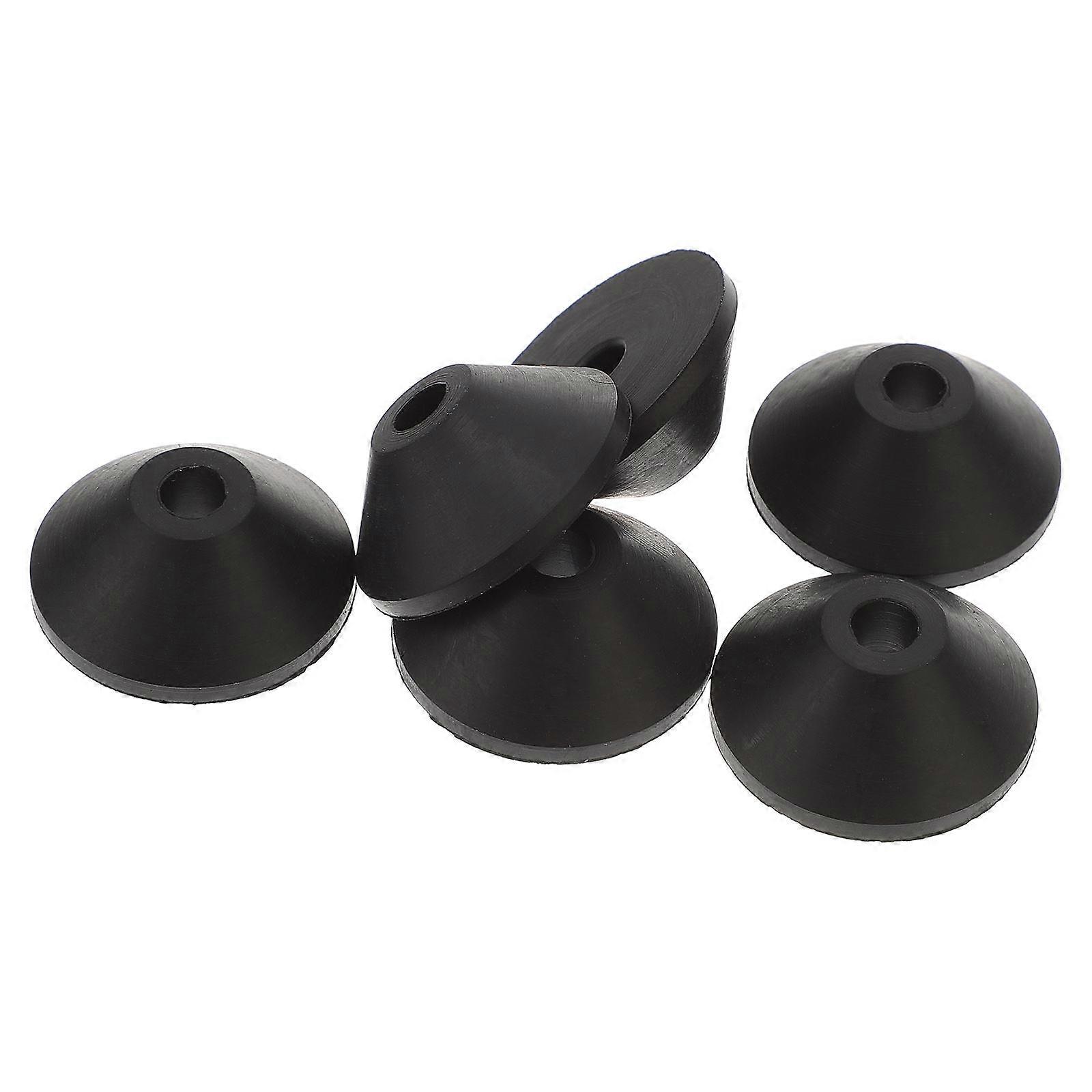 Conical Rubber Washers for Toilet Bolt Leak-Proof 40Pcs Black