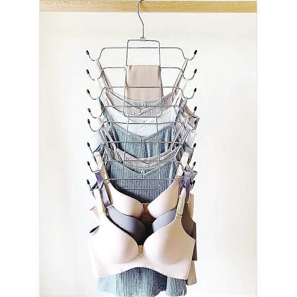 Multi Layer Hanger for Hanging 2Pcs Wardrobe Clothes Rack Storage