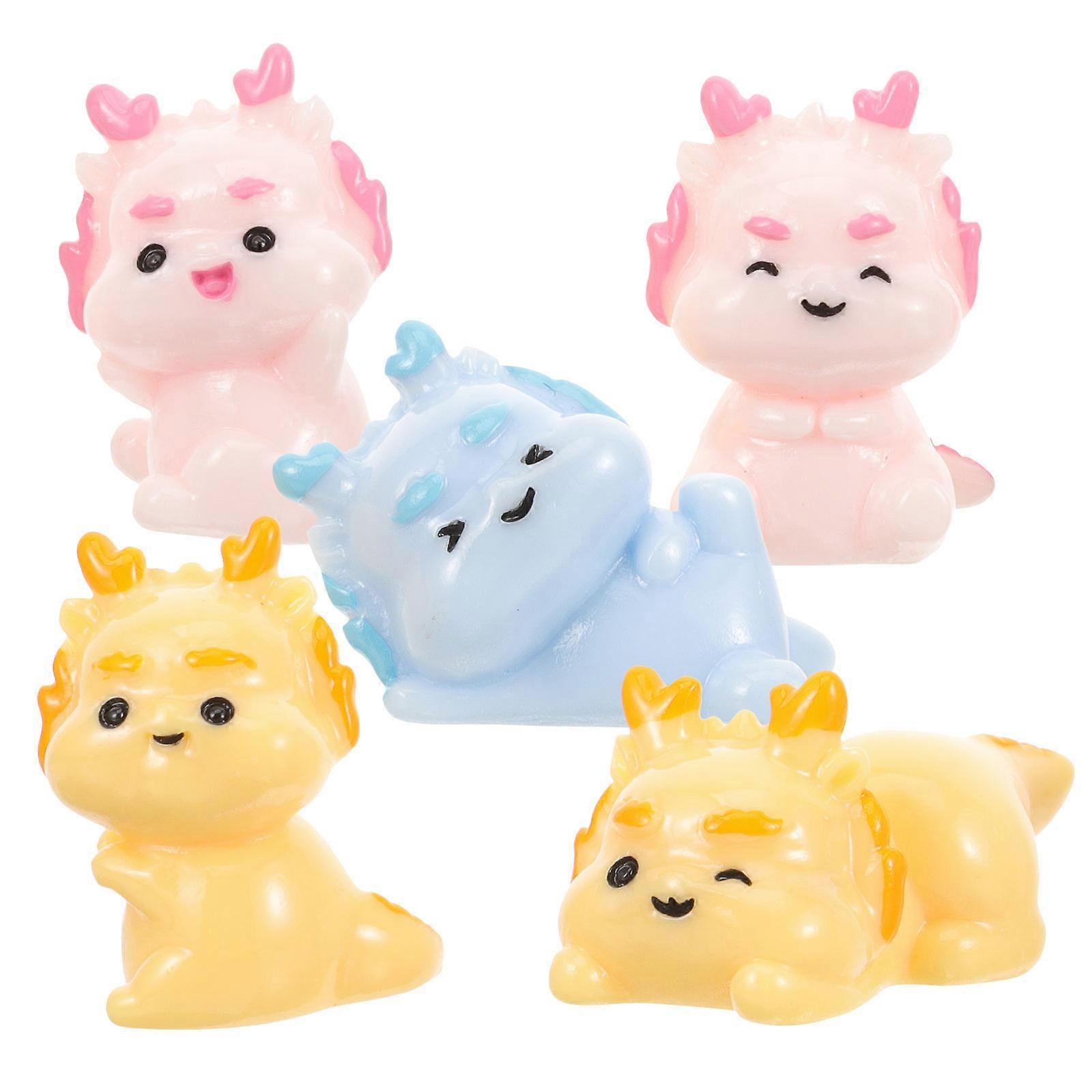 Mini Dragon Resin Dragon Decorations for Decoration 15Pcs