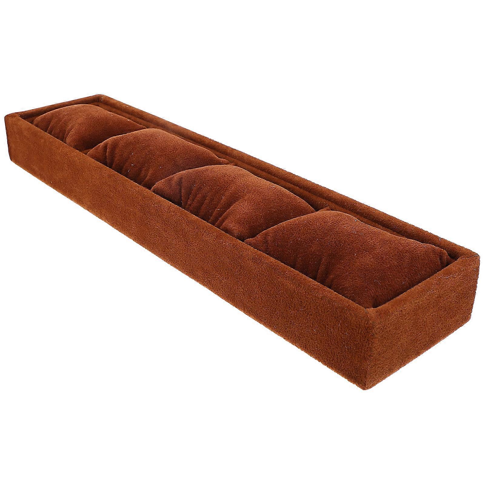 Bangles Display Tray 2Pcs Ice Velour for Bracelet Storage Designed for Trade Shows with Rectangular Shape