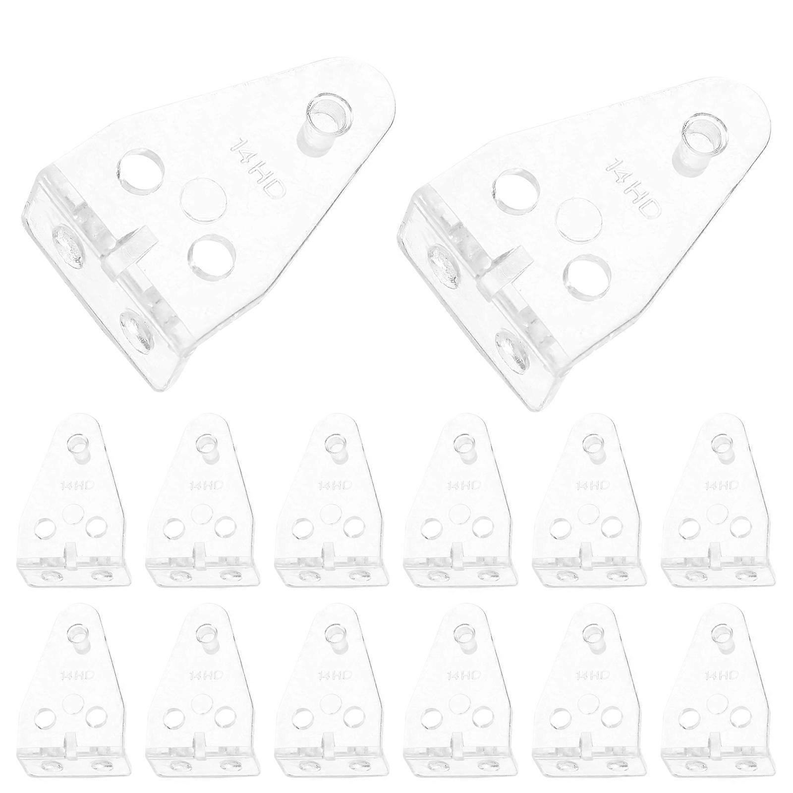 Blind Hold Down Brackets for Curtain Accessories Transparent 240Pcs