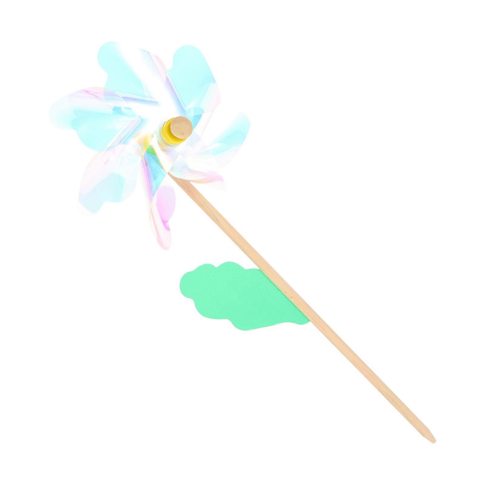 Garden Windmill Stake for Lawn Ornament 2Pcs Decorative Windmill