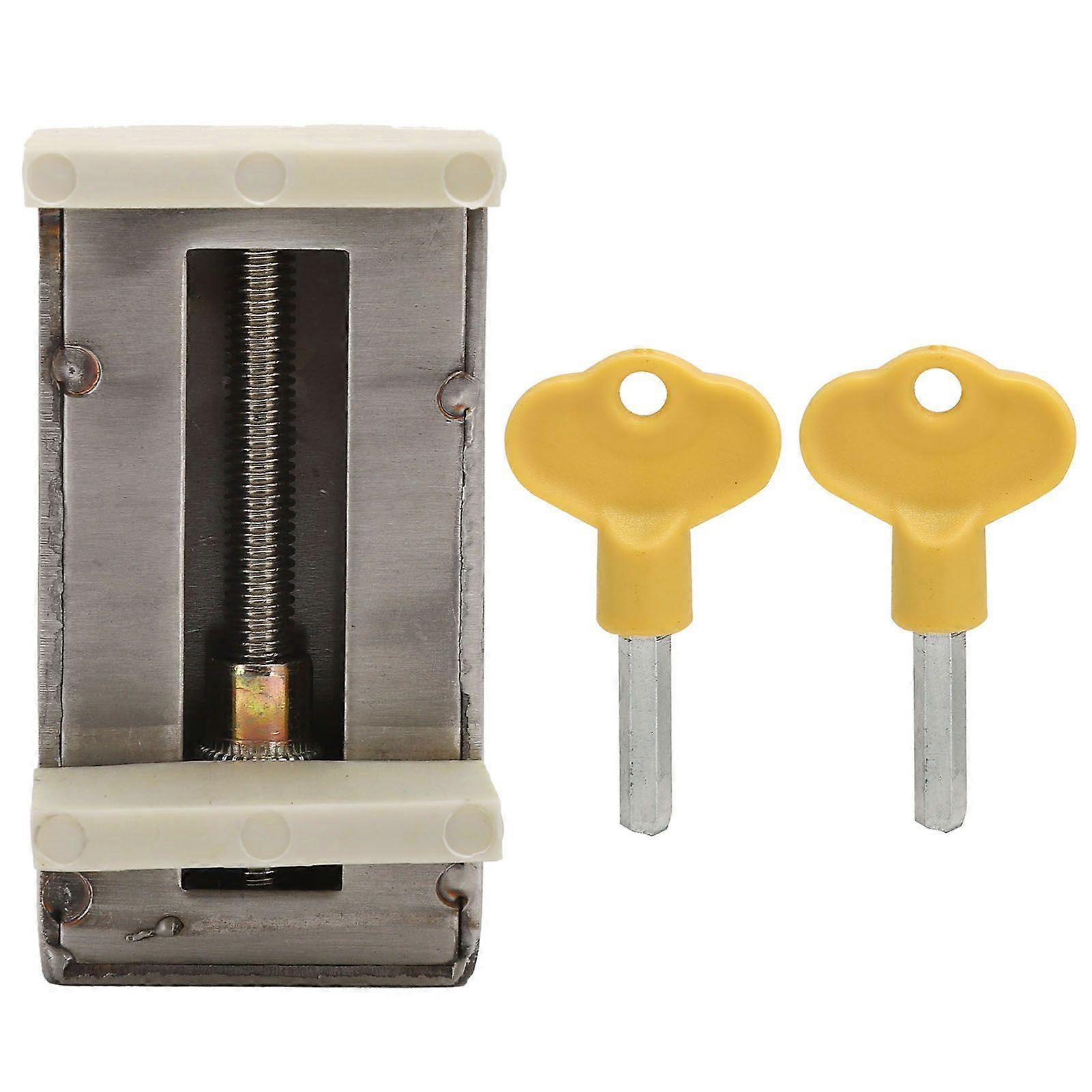 Stainless Steel Child Protection Lock Sliding Window Buckle AntiTheft Lock for Home Door