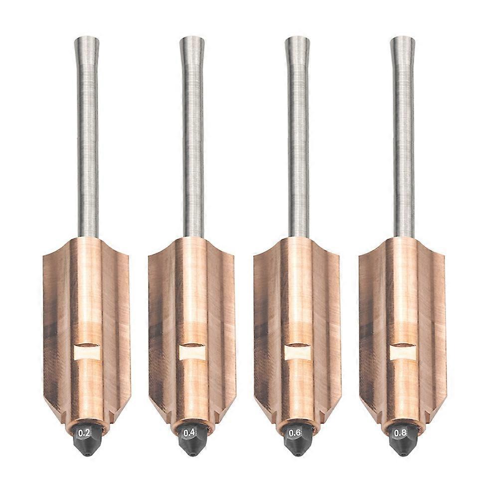 4pc for Flashforge AD5X Bimetallic Hardened Steel Nozzles 0.25/0.4/0.6/0.8mm 3D Printer Parts Upgraded Detachable Nozzle
