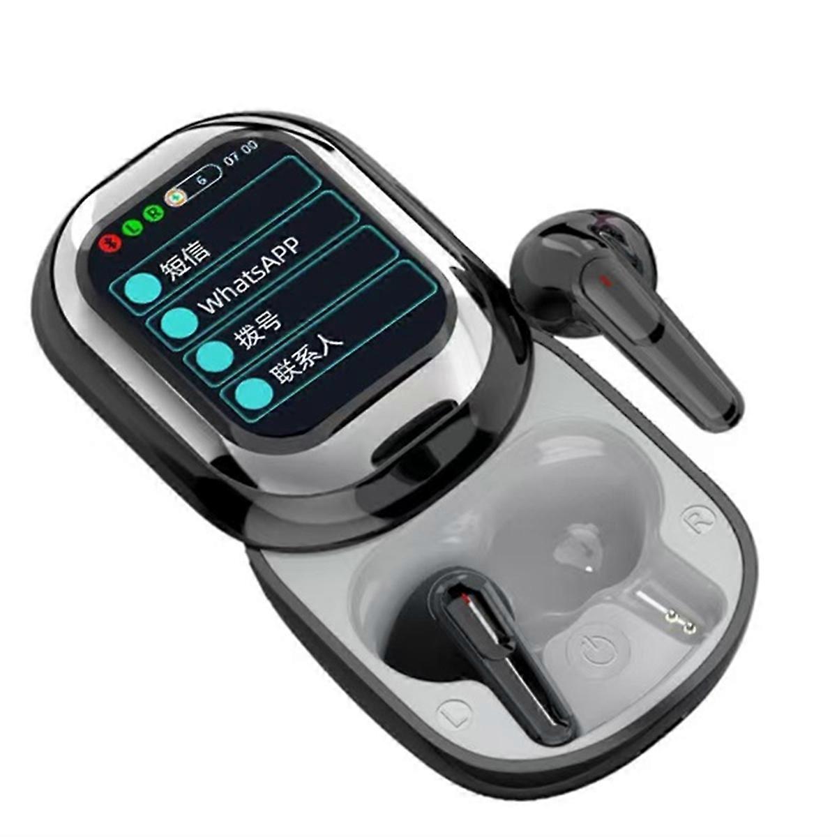 AI Translation Slider Wireless Bluetooth Headset Slider Design Black