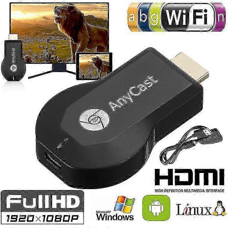 Anycast M12 Plus Wifi Receiver Airplay Display Miracast Hdmi Tv Dlna 1080p 2025