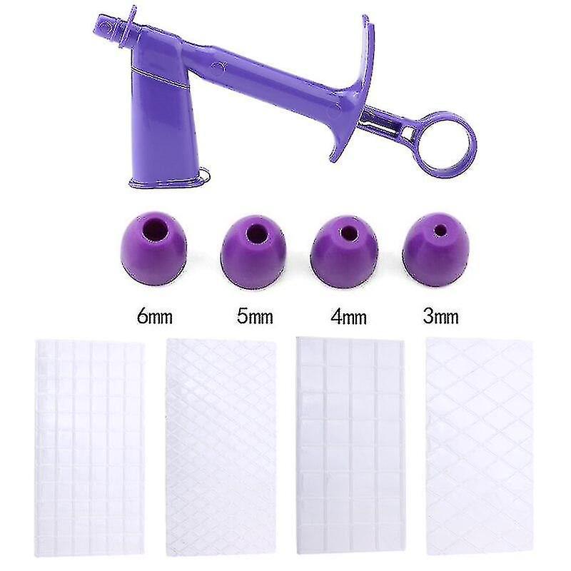 Bakeware Sets Set 3 4pcs/set Grid Transparent Texture Mat Fondant Cake Plaid Embossed Baking Texture Decoration