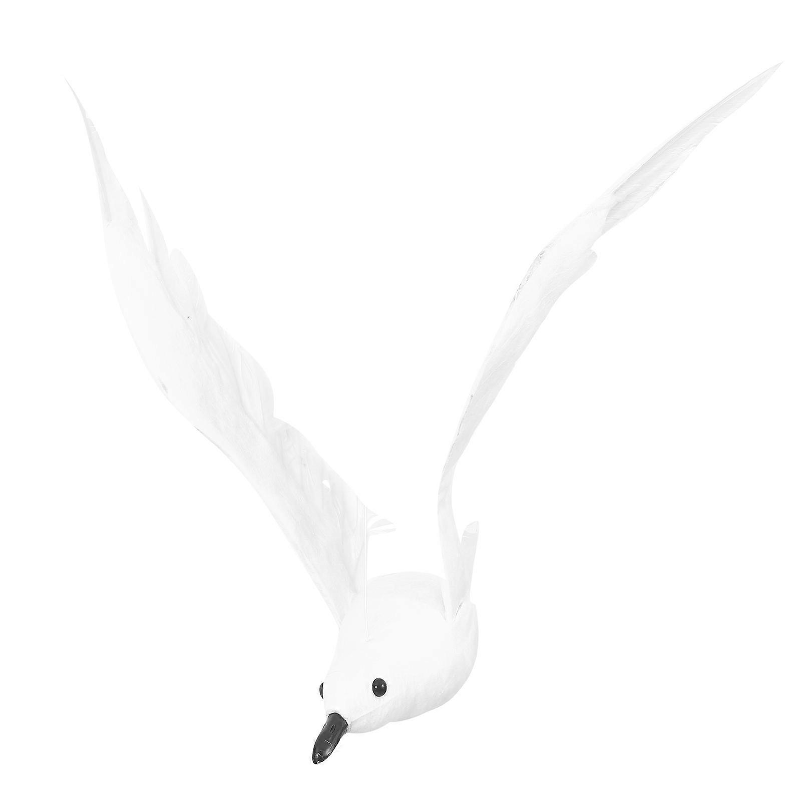 Fake Seagull Decorative Artificial Seagull Hanging Decor with 2Pcs