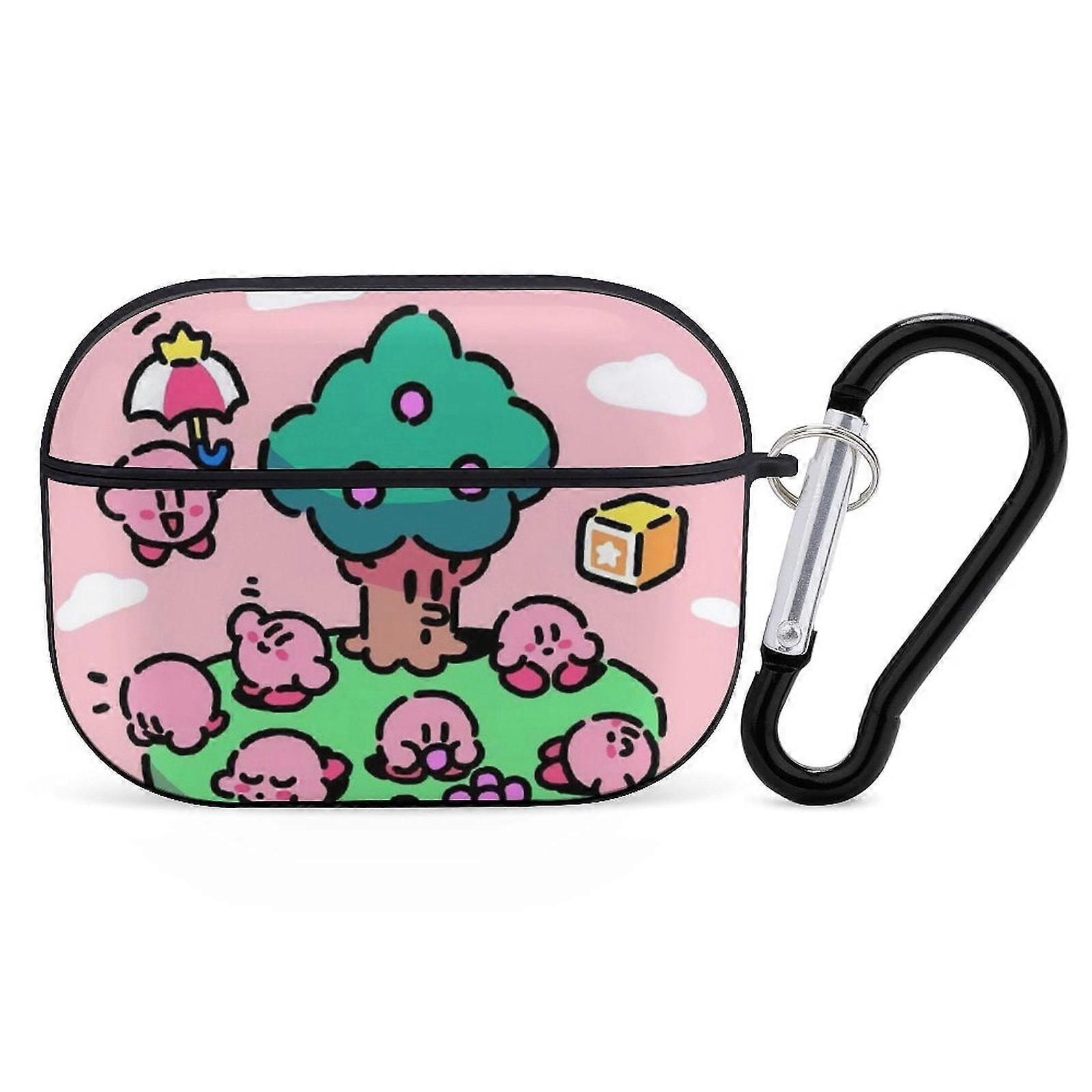 Kirby Case for AirPods Pro, compatible with AirPods Pro Case for Women, supports wireless charging