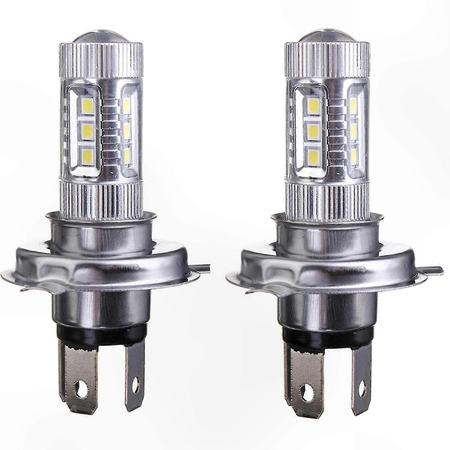 H4 9003 HB2 80W 8000LM 8000K Blue LED Headlight Bulbs High Low Beam Fog Light Kit 1pcs/2p