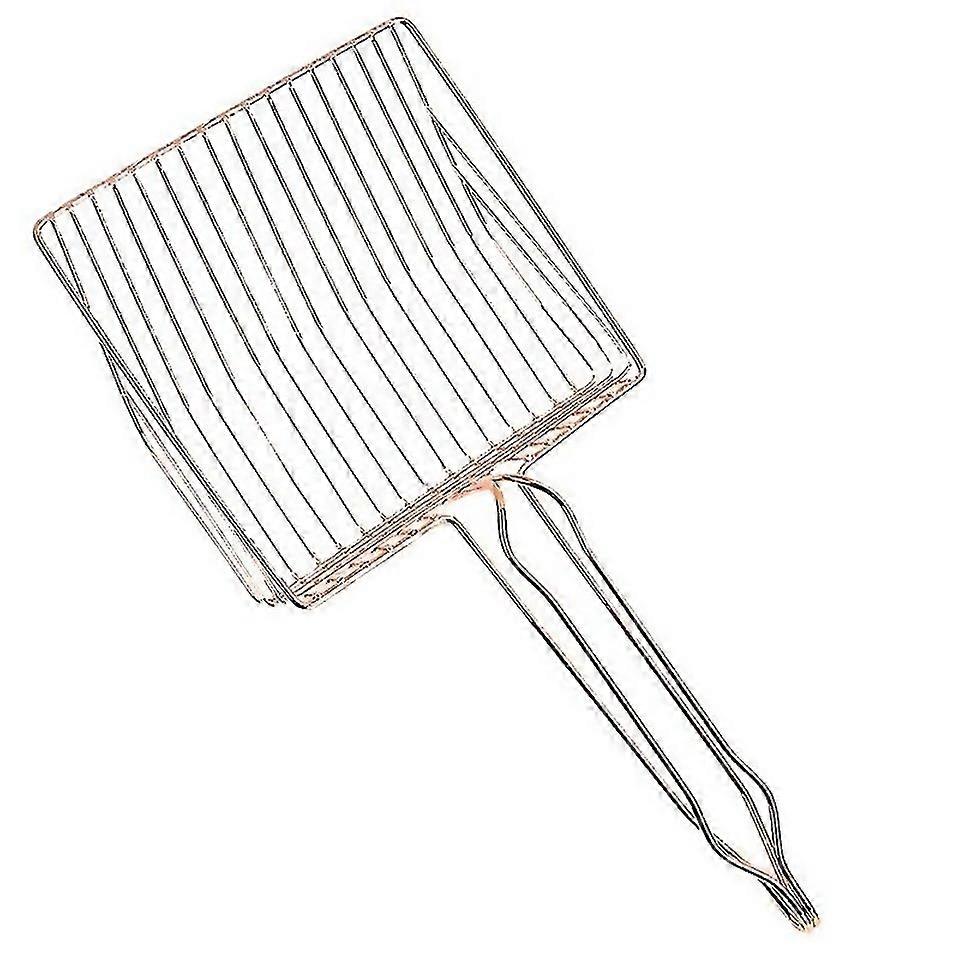 For Metal Cat Litter Scoop Extended Handle Skeleton Cats Shoveling Tool Large