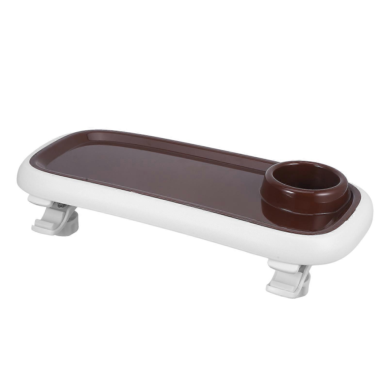Removable Stroller Tray Detachable Stroller Snack Tray with Cup Holder for Storage